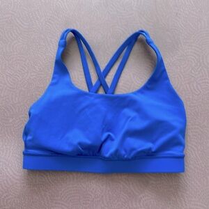 Lululemon Women’s Energy Bra, Medium Support, B-D Cups, Blue Tone, 6